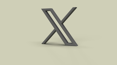 New Twitter Logo X